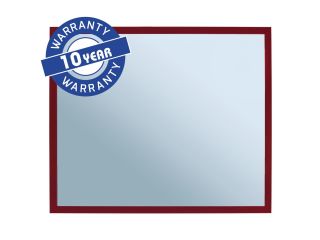 MERIDA STELLA RED LINE mirror in a red metal frame 50 x 60 cm, red